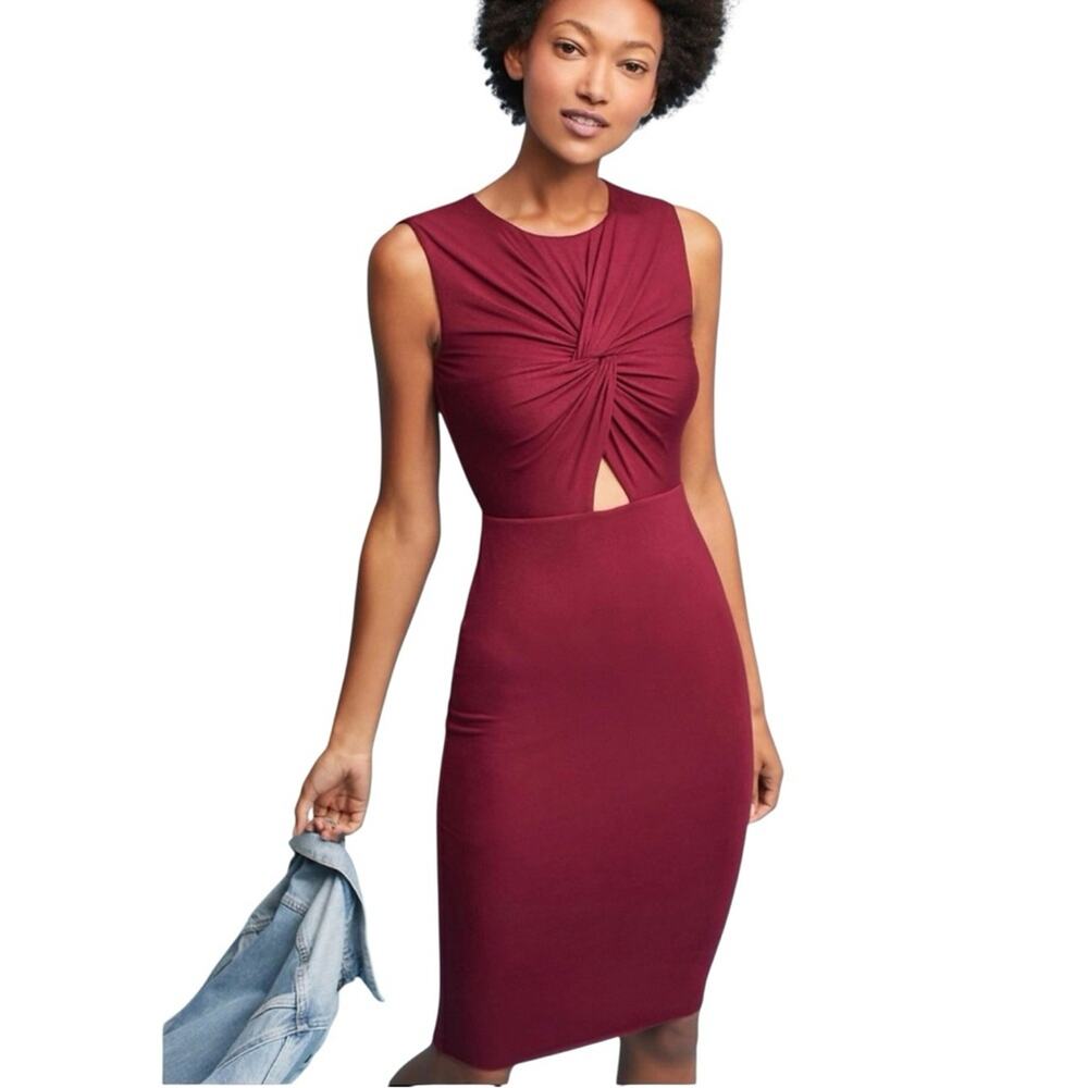 Antrhopologie Bailey/44 Womens S Twist Knot Cutout Dress NEW